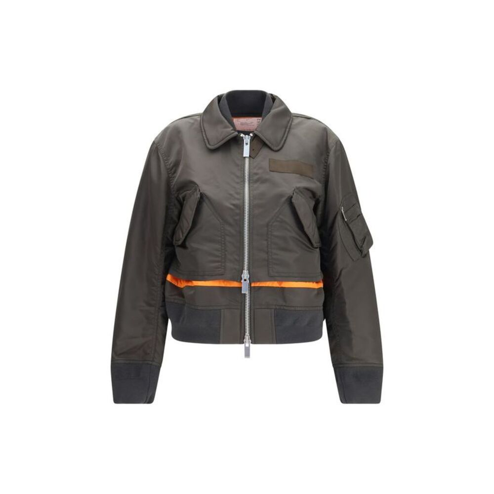 Sacai Bicolor Nylon Women's Bomber